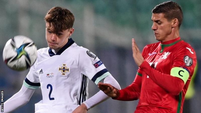 The performance of Liverpool teenager Conor Bradley was one of the positive elements of Northern Ireland's defeat by Bulgaria