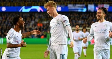 Cole Palmer became only the third Manchester City teenager to score in the Champions League after Phil Foden and Kelechi Iheanacho