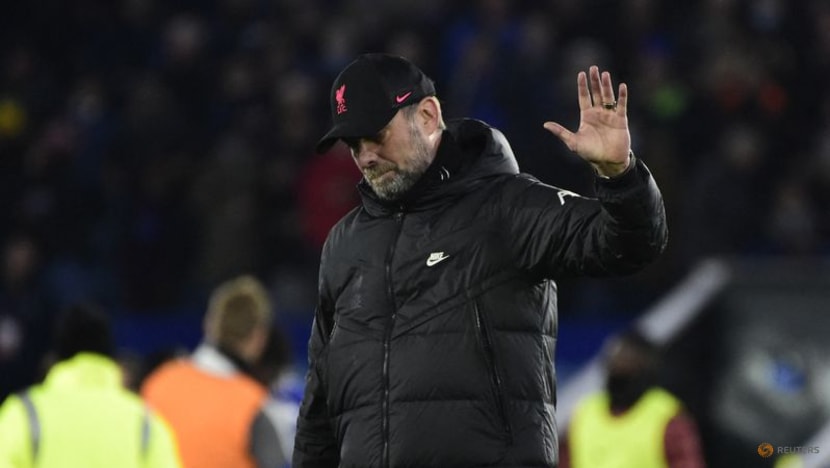 Soccer Football - Premier League - Leicester City v Liverpool - King Power Stadium, Leicester, Britain - December 28, 2021 Liverpool manager Juergen Klopp looks dejected after the match REUTERS/Rebecca Naden