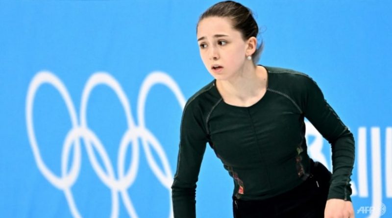 Russian figure skater Kamila Valieva at the Beijing Winter Olympics.